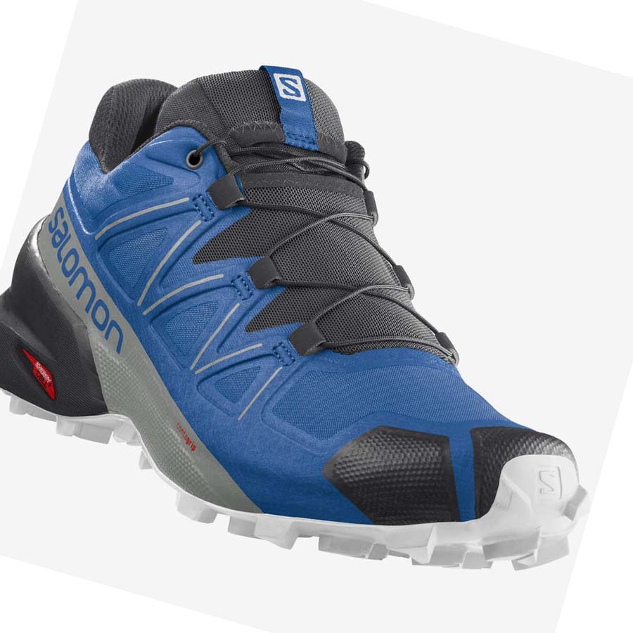 Salomon SPEEDCROSS 5 Trail Futócipő Férfi Kék Fekete | HU 2112EBC